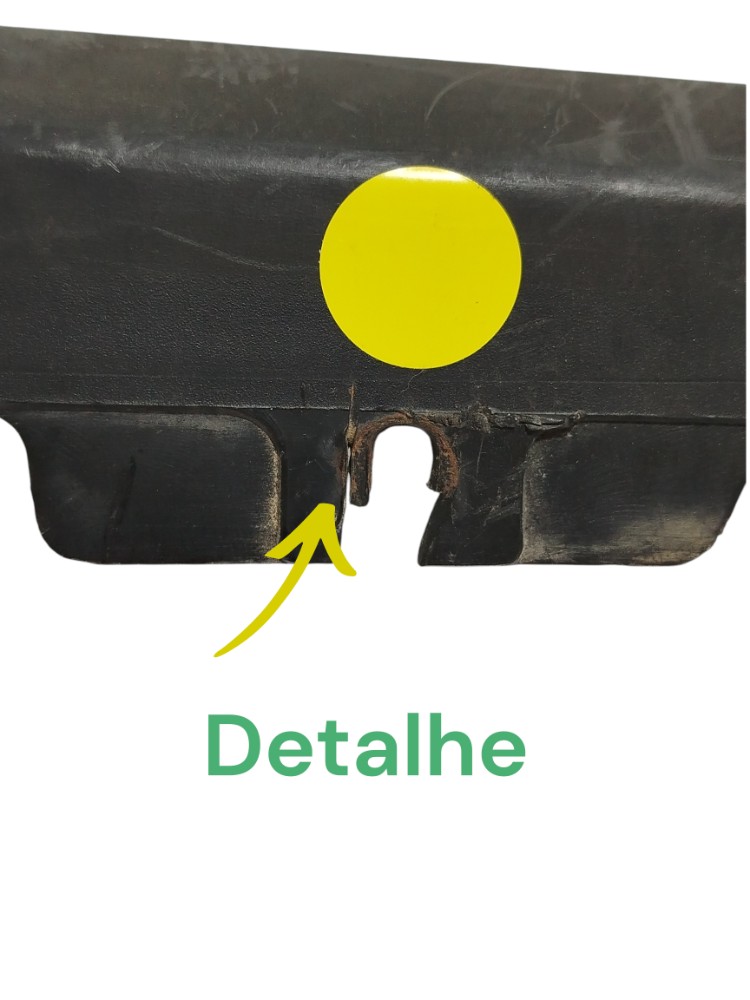Friso Moldura Esquerda Parabrisa Fiat Palio 2002 46409218 Preto 3