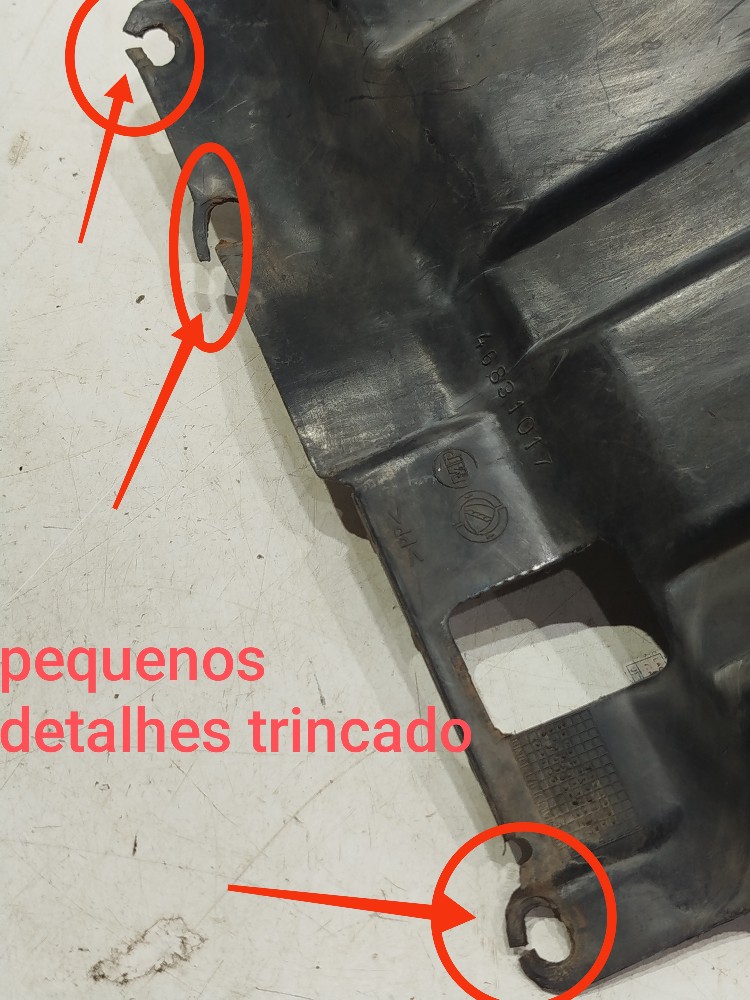 Anteparo Fiat Lado Esquerdo Strada 2008 46831017 2