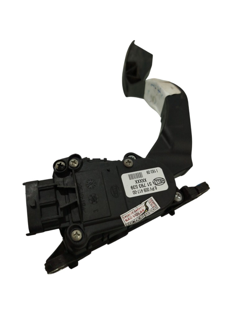 Pedal Acelerador Eletrônico Fiat Palio Siena 2010 A 2012 Preta 2