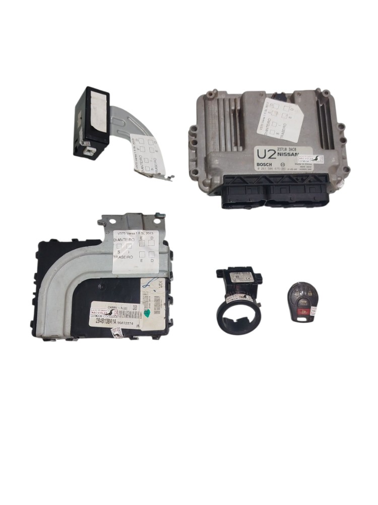 Kit Módulo Injeção Eletronica Comutador Nissan Versa Sl 2013 6
