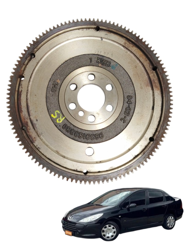 Volante motor cremalheira Peugeot 307 1.6 2007 12 9639183380