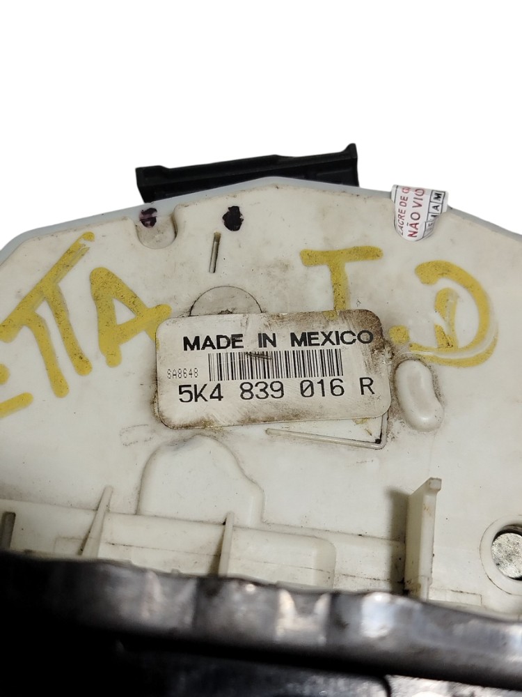 Fechadura porta traseiro direito vw golf jetta 2013 a 2016 4