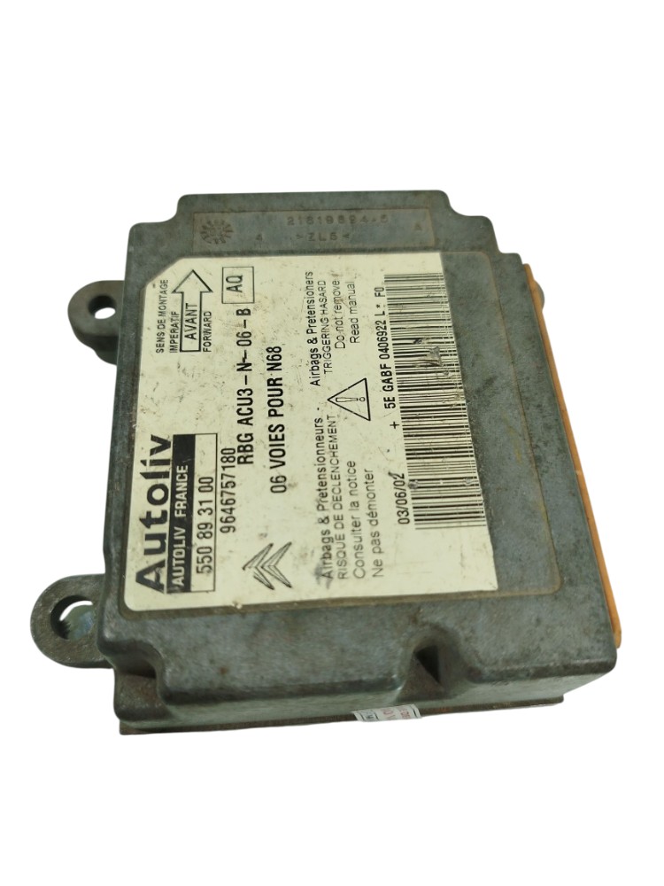 Módulo Central Airbag Citroen Xsara Picasso 2.0 2001 7