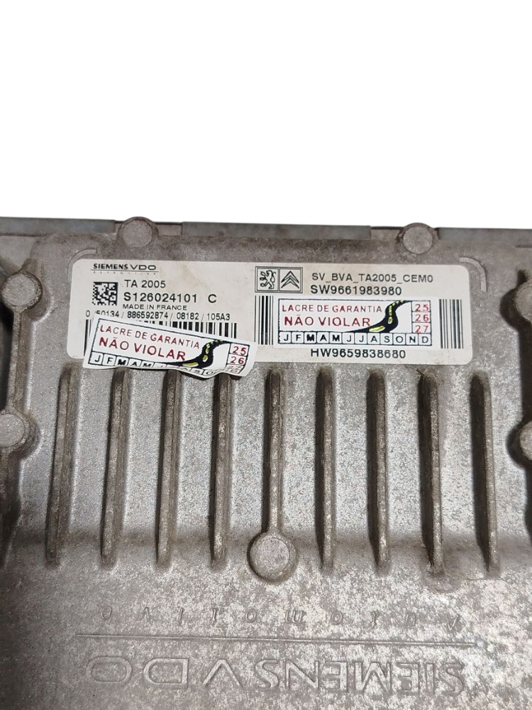 Módulo Câmbio Aut Citroën C4 307 2007 a 2012 9661983980 6