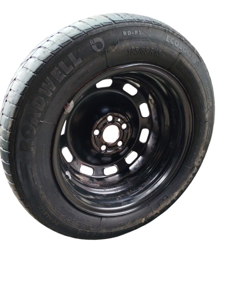 Pneu e Roda Ferro 185 65 15 Vw Fox 2014 5