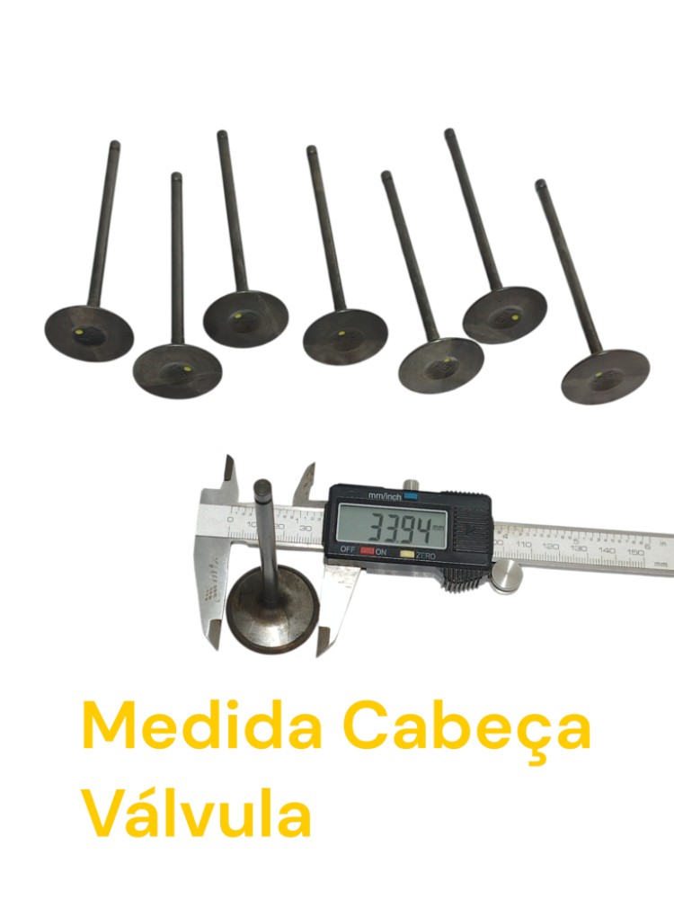 Jogo Válvula Admissão Cabeçote Nissan Tiida 1.8 16v 2012 1