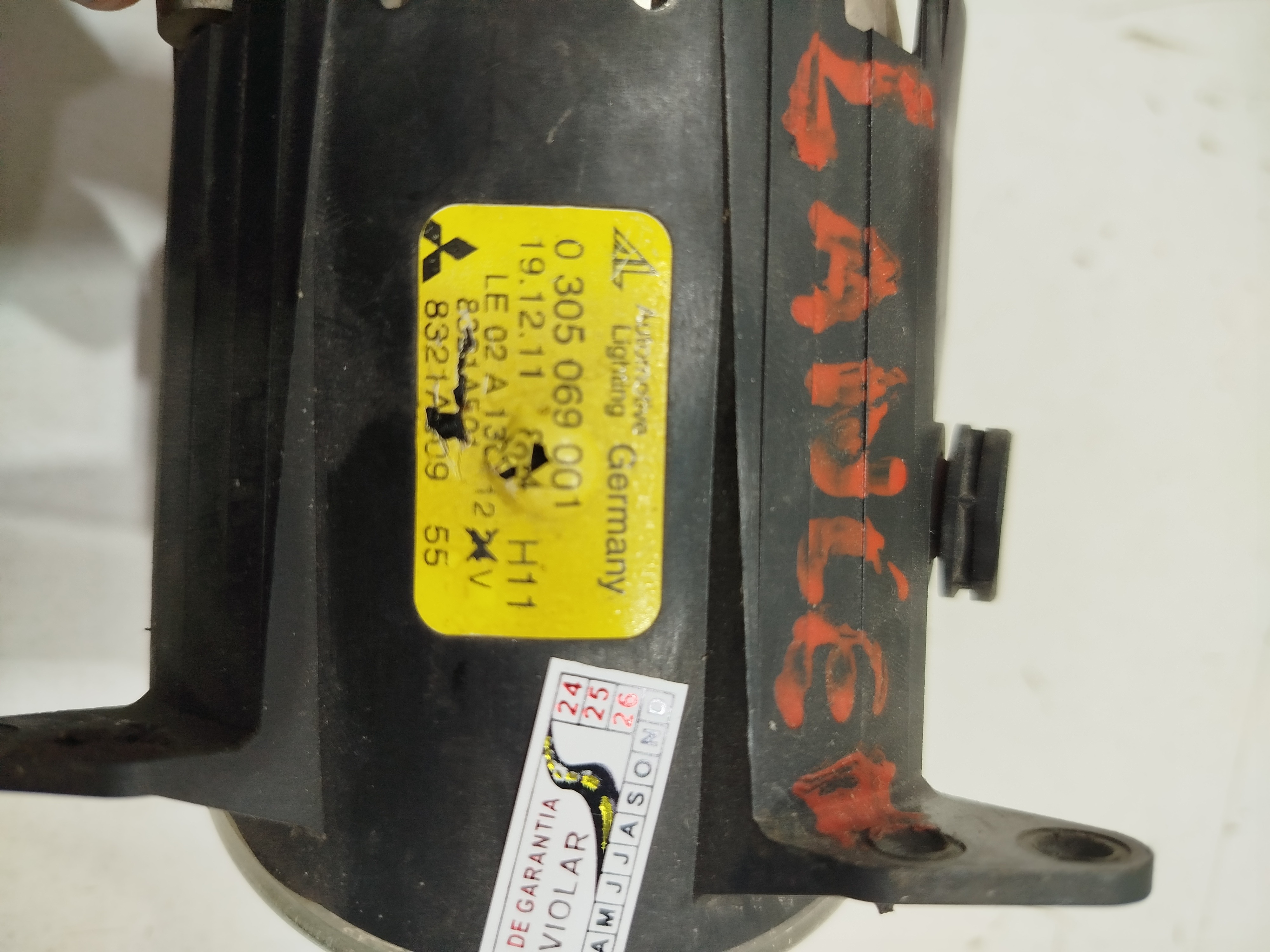 Farol Milha Auxiliar Lancer 2015 Lado Esquerdo Com Detalhe 5