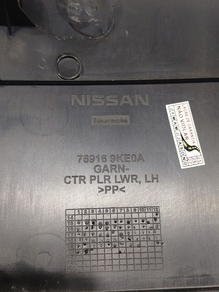 Acabamento Inf Ld Direito Coluna T Nissan Versa V Drive 2020 6
