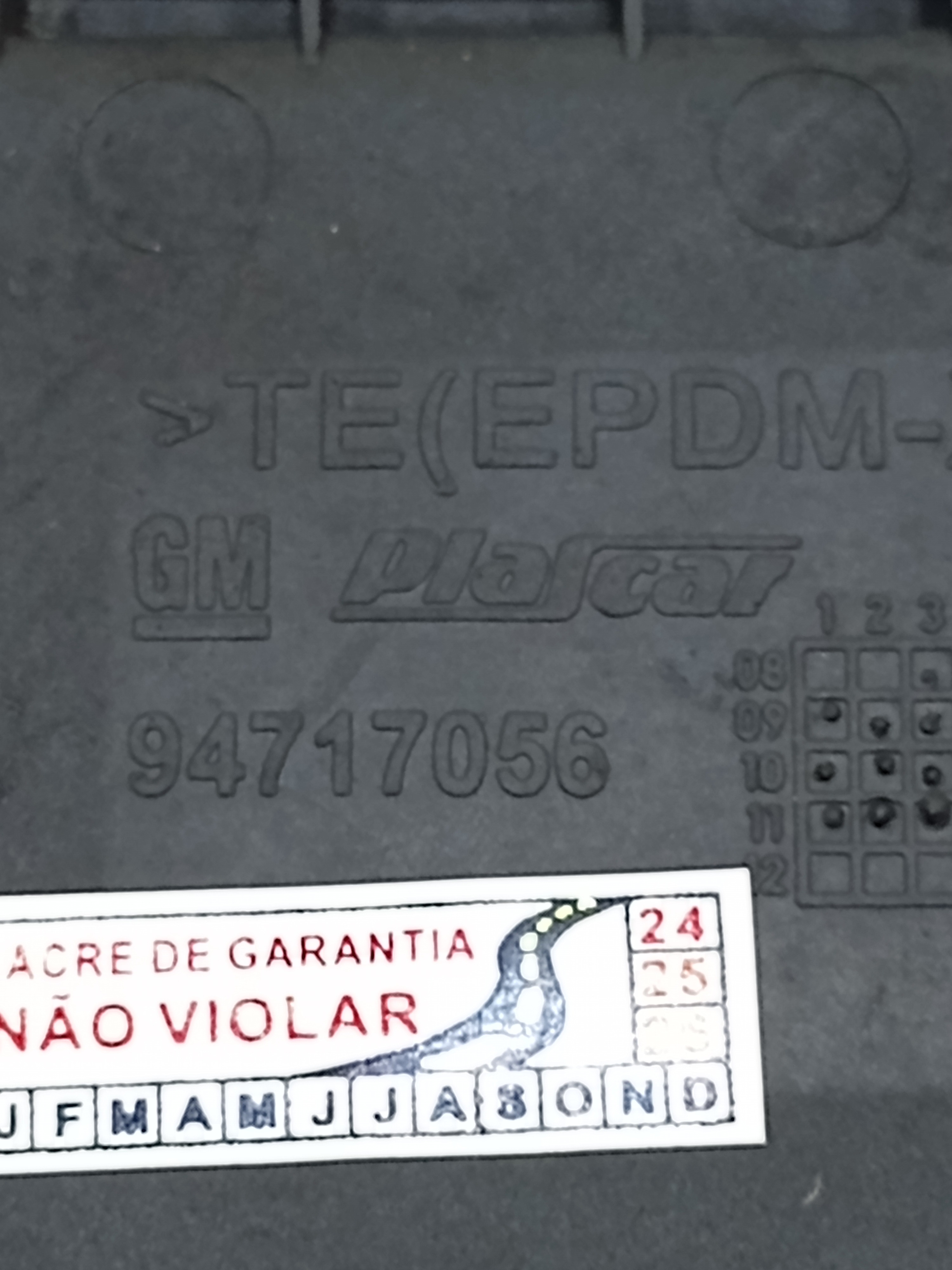 Tapete Borracha Porta Objetos Vectra 2.0 2011 Aut 3
