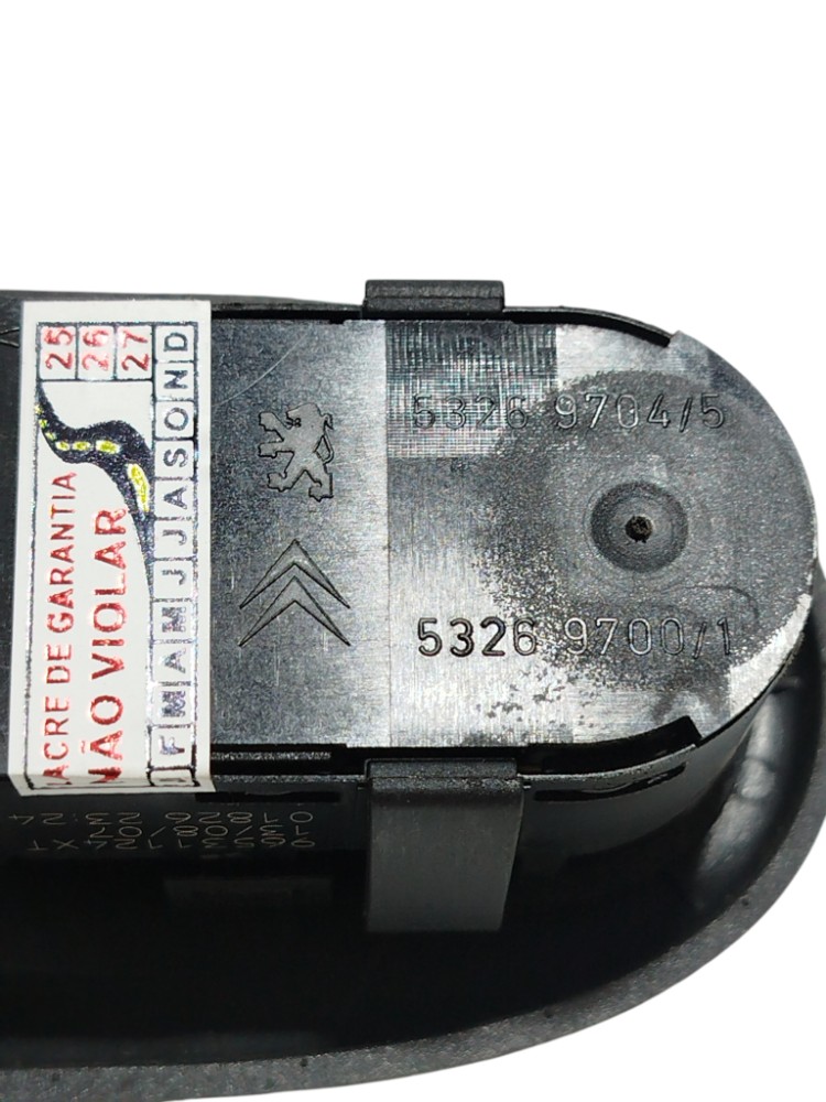 Interruptor Vidros Dianteiro Esquerdo Motorista Peugeot 307 3