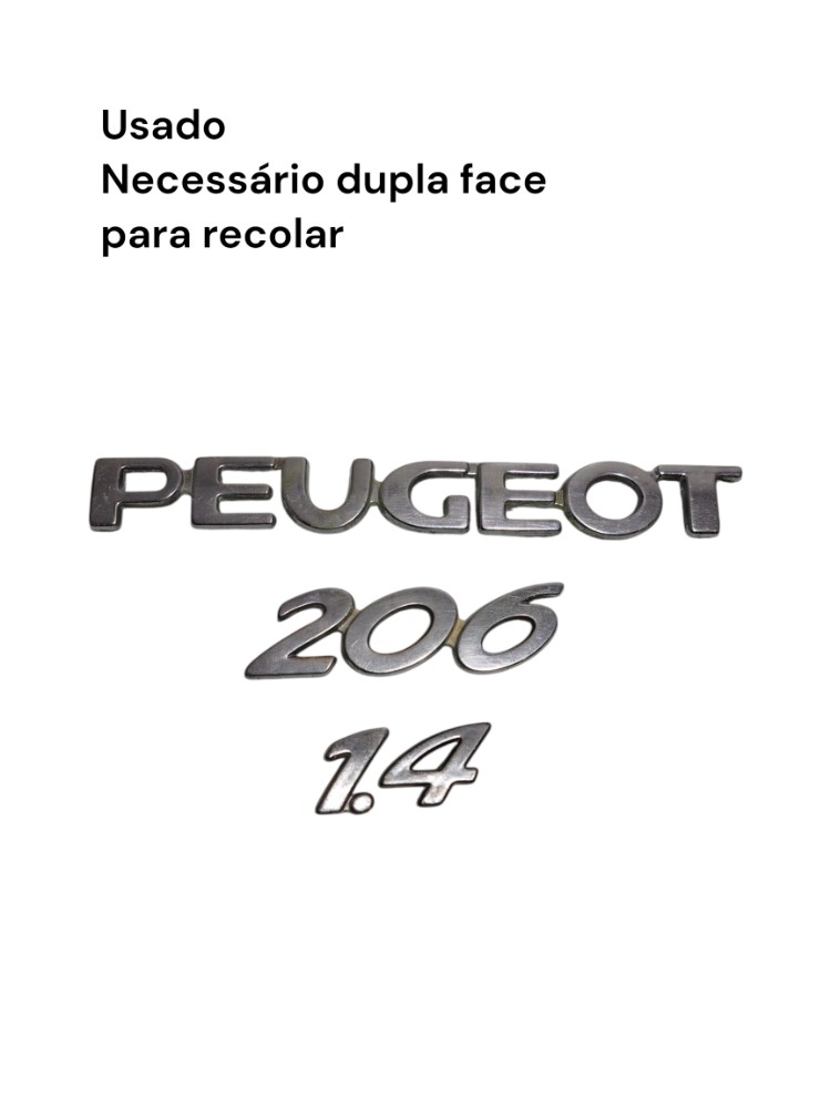 Emblema Peugeot 206 2005 1