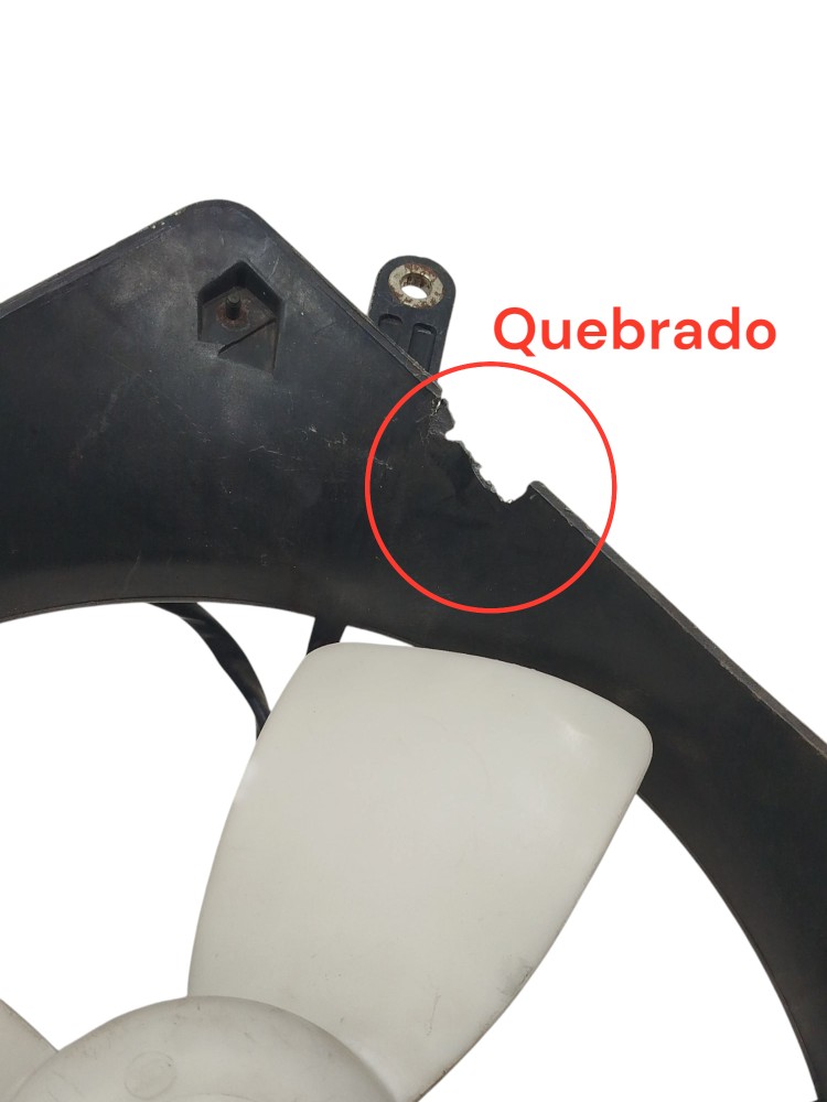 Defletor Ventoinha Radiador Honda Civic 1998 A 2000 Detalhe 3