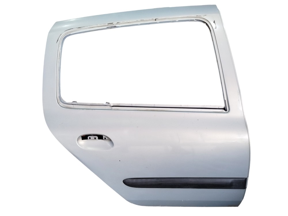 Porta Traseira Direita Renault Clio 2000 A 2012 Traseira Direita Prata 1