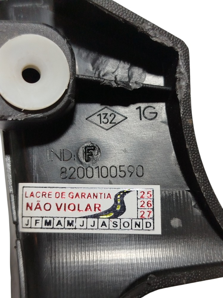 Acabamento Churrasqueira Esquerdo Renault Megane 2009 Preto 2
