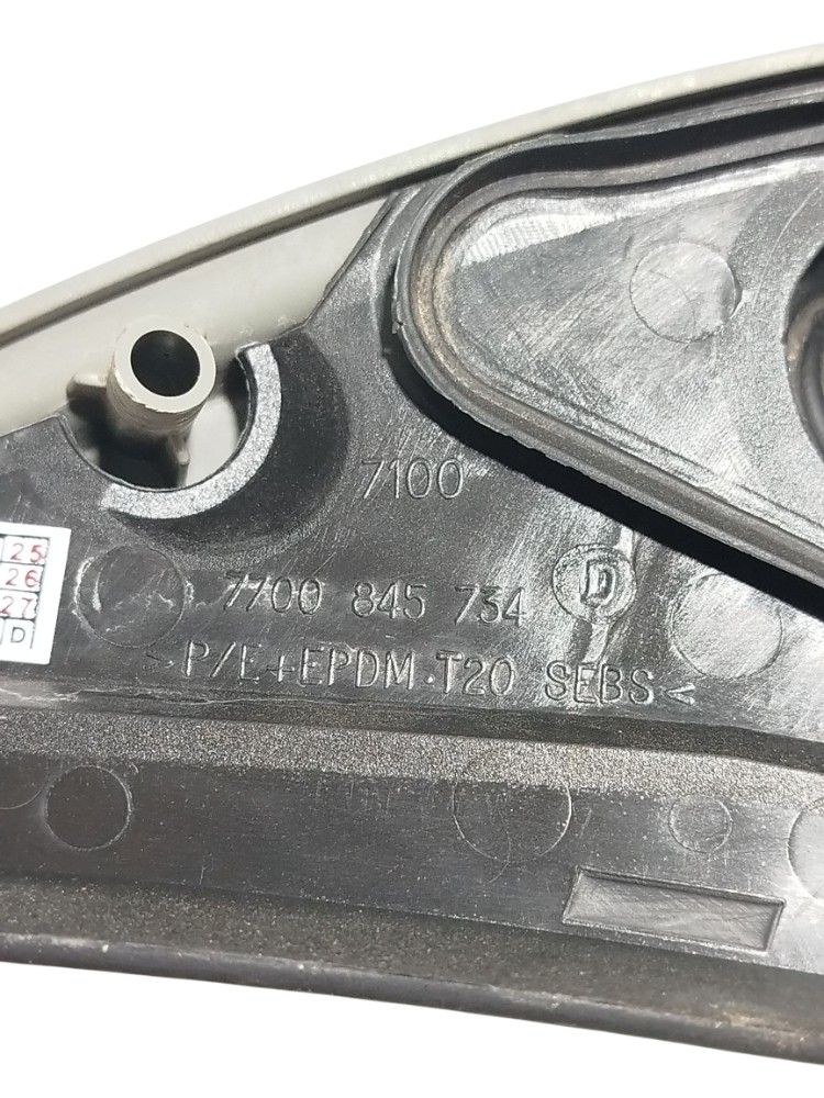 Acabamento Interno Direito Retrovisor Renault Clio 2006 Orig Cinza Para Marrom 10