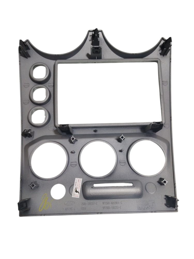 Moldura Comando Ar Painel Central Ford Fiesta 2007 4