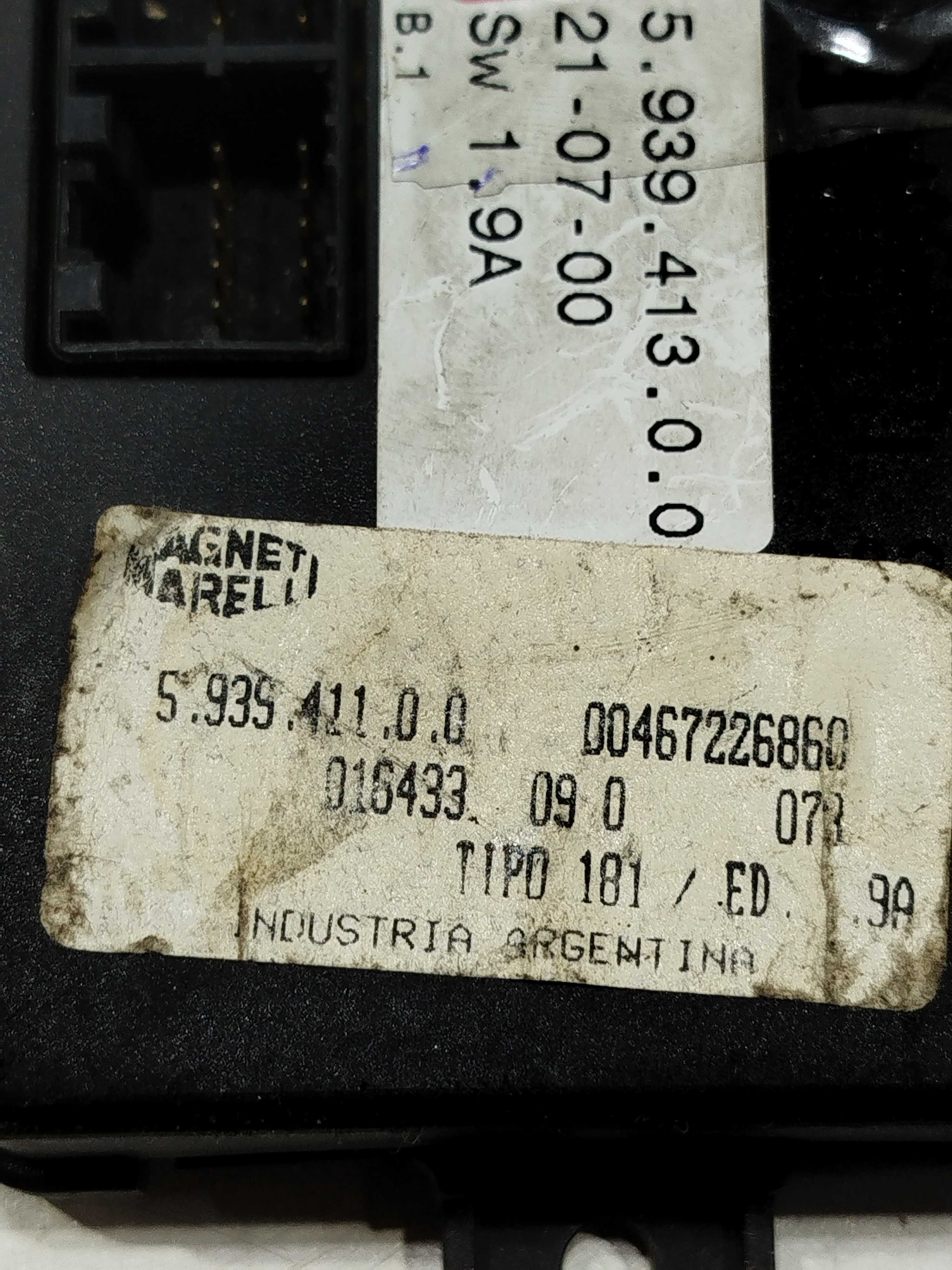 Módulo Conforto Fiat Brava 2001 5.939.413.0.0 4
