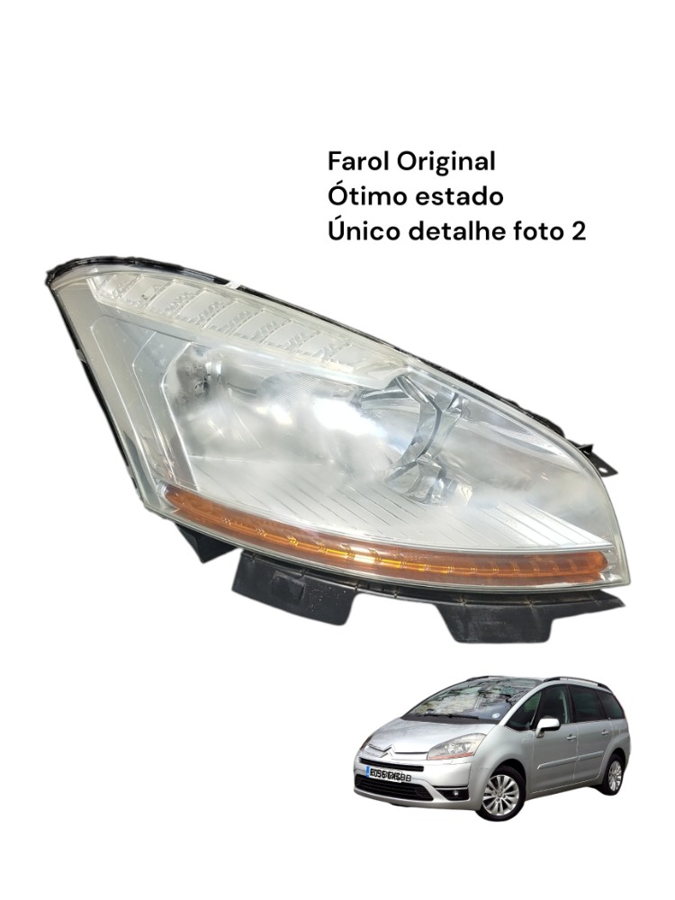Farol Direito Passag C4 Grand Picasso 2009 16298200 Original Direito/passageiro 1