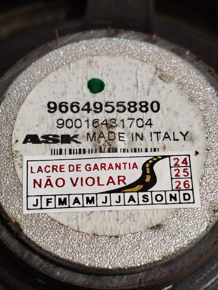 Alto Falante Porta C4 Picasso Glx 2.0 16v 2012 Gasolina 3