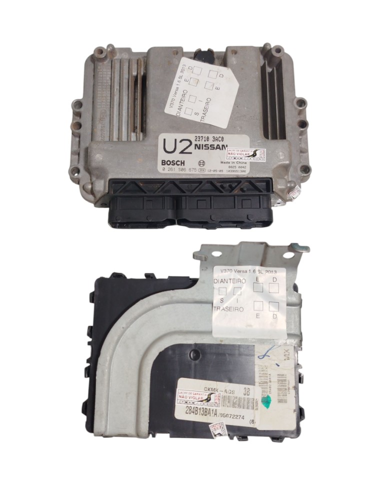 Kit Módulo Injeção Eletronica Comutador Nissan Versa Sl 2013 10