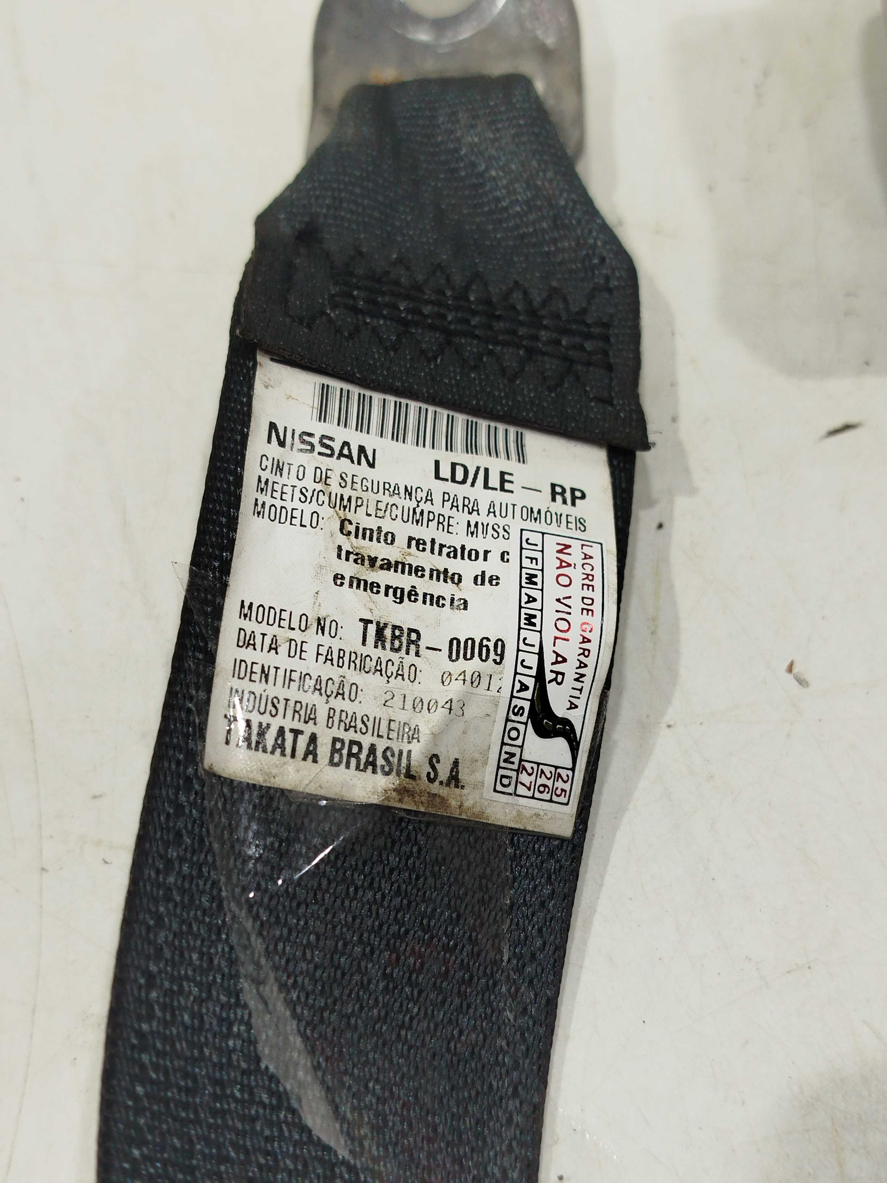 Cinto Segurança Tras esquerdo Nissan Versa V Drive 2020/21 3
