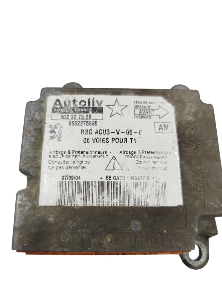 Modulo airbag peugeot 206 207 2001 a 2005 5