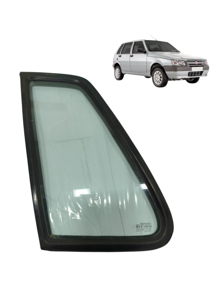 Vidro Fixo Traseiro Esquerdo L Motorista Fiat Uno 2010 4p