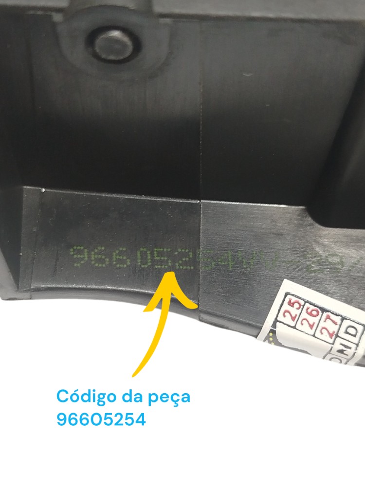 Maçaneta Interna Traseira Esquerdo Peugeot 208 2014 96605254 Preto 2