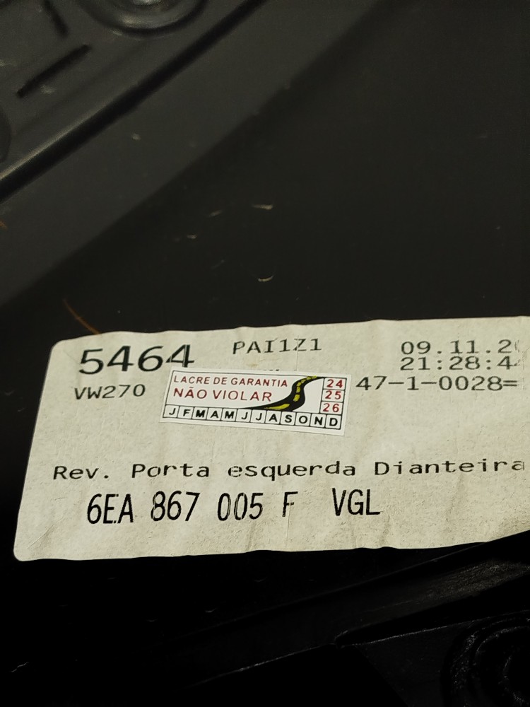 Forro Porta Dianteiro Esquerdo Vw Polo Virtus 2021 5