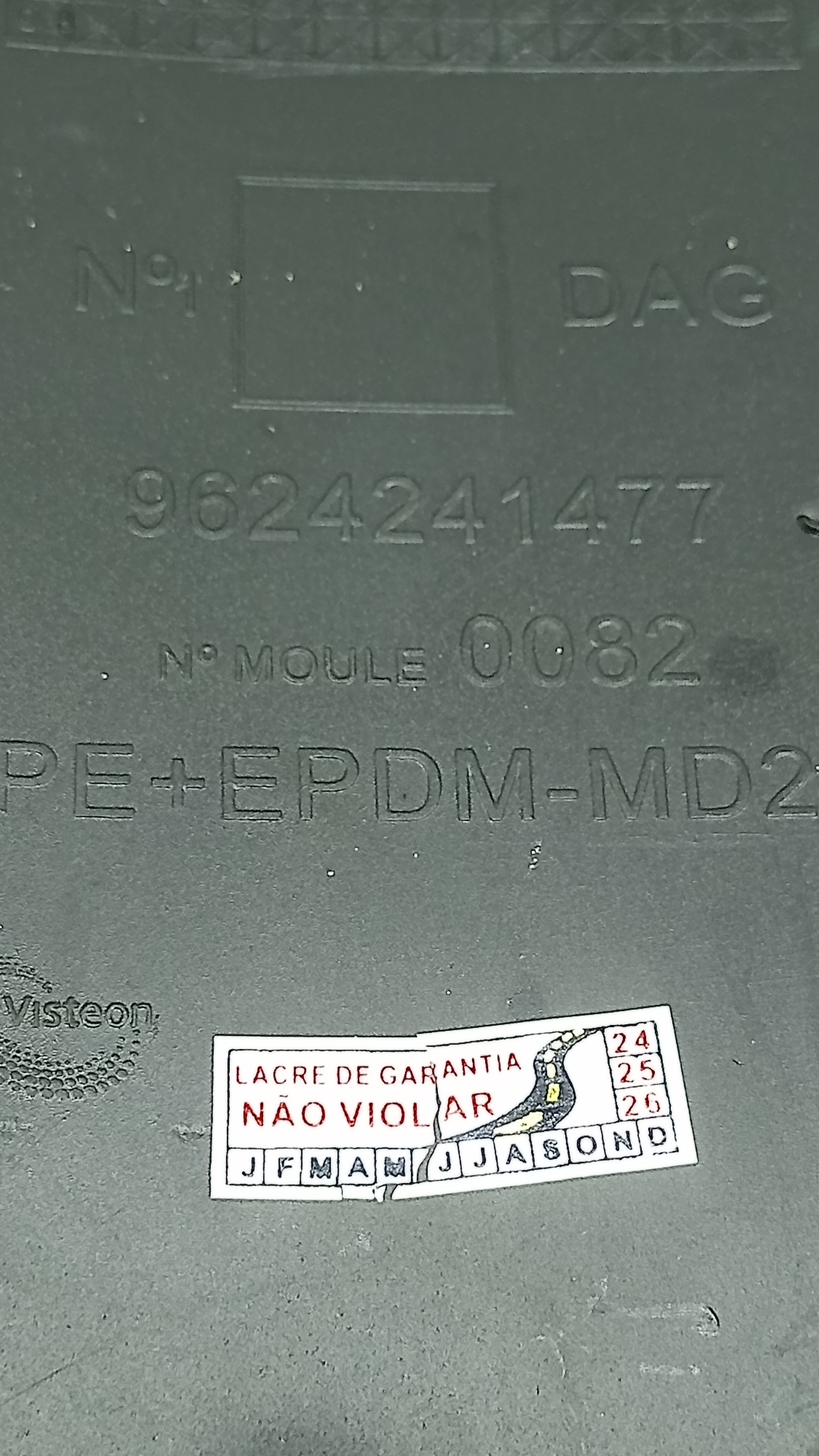 Tampa Caixa Fusiveis Painel Peug 206 2006 A 2008 9624241477 6