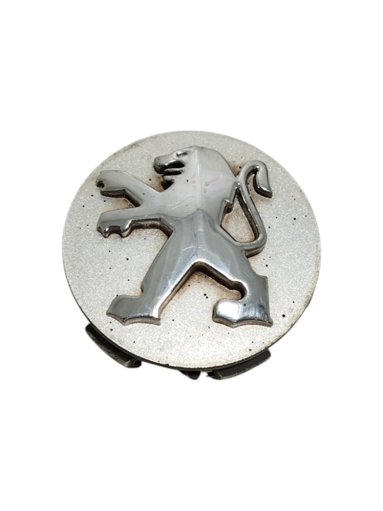 Emblema Calota Roda Peugeot 307 9681517180 Cinza