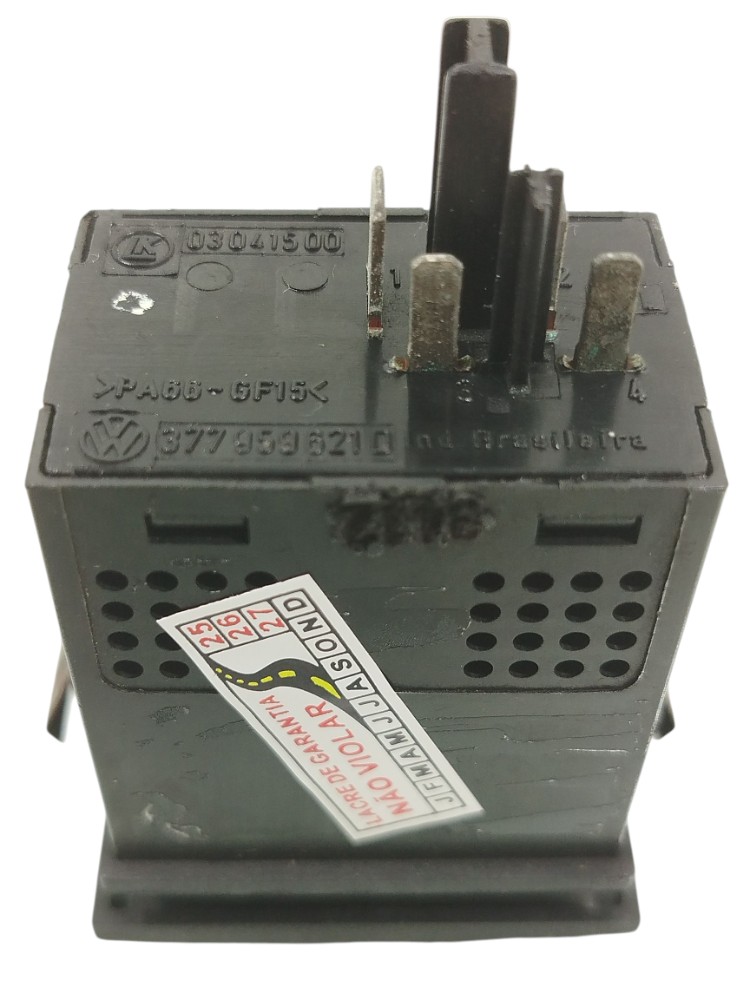 Botão desembaçador g3 g4 vw gol parati saveiro 1999 a 2012 7