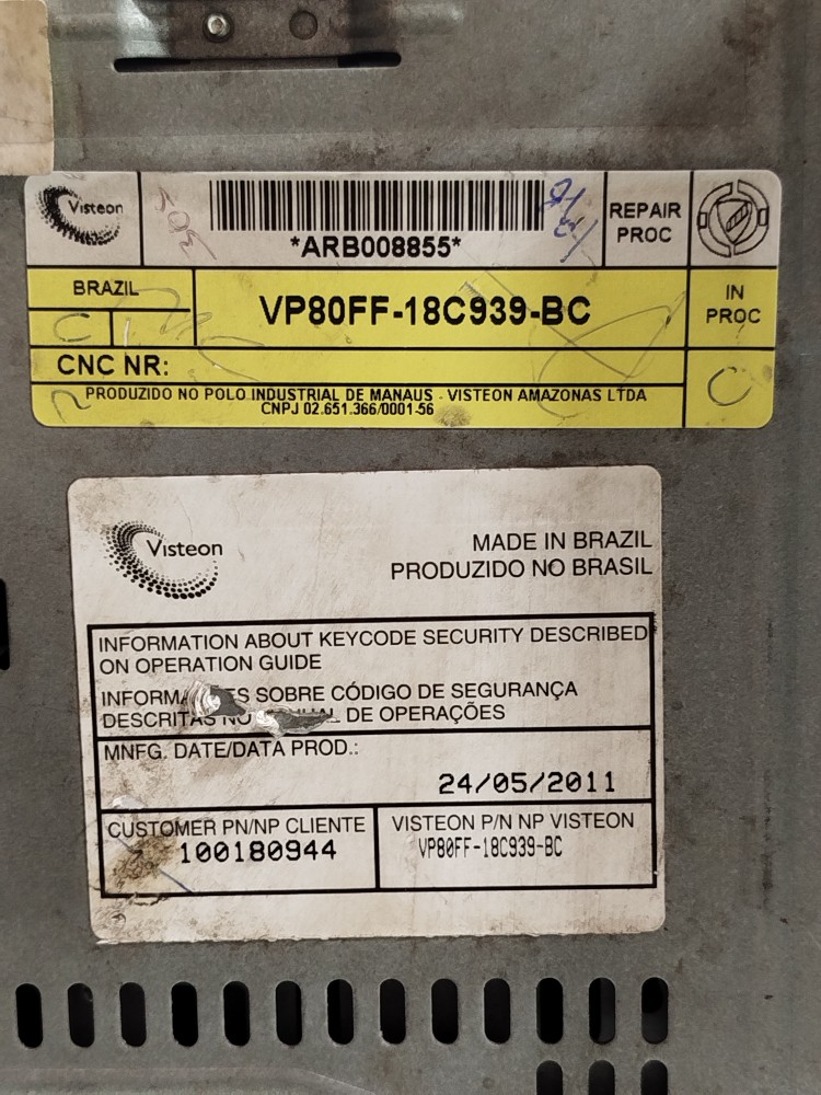 Rádio Original Cd Player Fiat Bravo 2011 A 2016 5