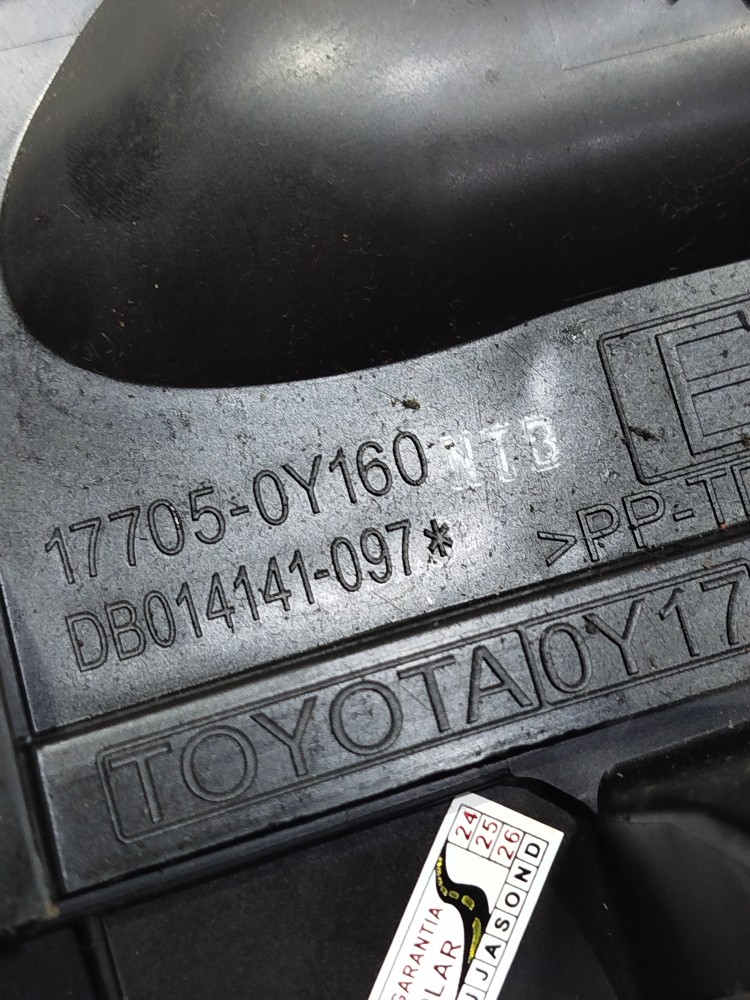 Caixa Filtro Ar Etios Hatch 1.5 2017 177010y050 2