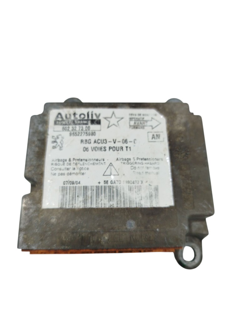Modulo airbag peugeot 206 207 2001 a 2005 8