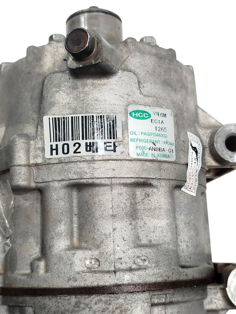 Compressor Ar Condicionado Hyundai I30 2010 Orig F500an8ba 5