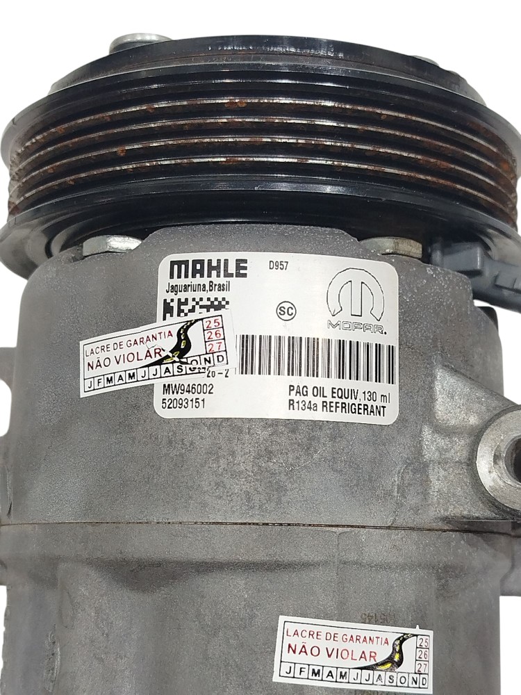Compressor Ar Cond Cronos Argo Uno 1.0 1.3 3cc 2023 52093151 4