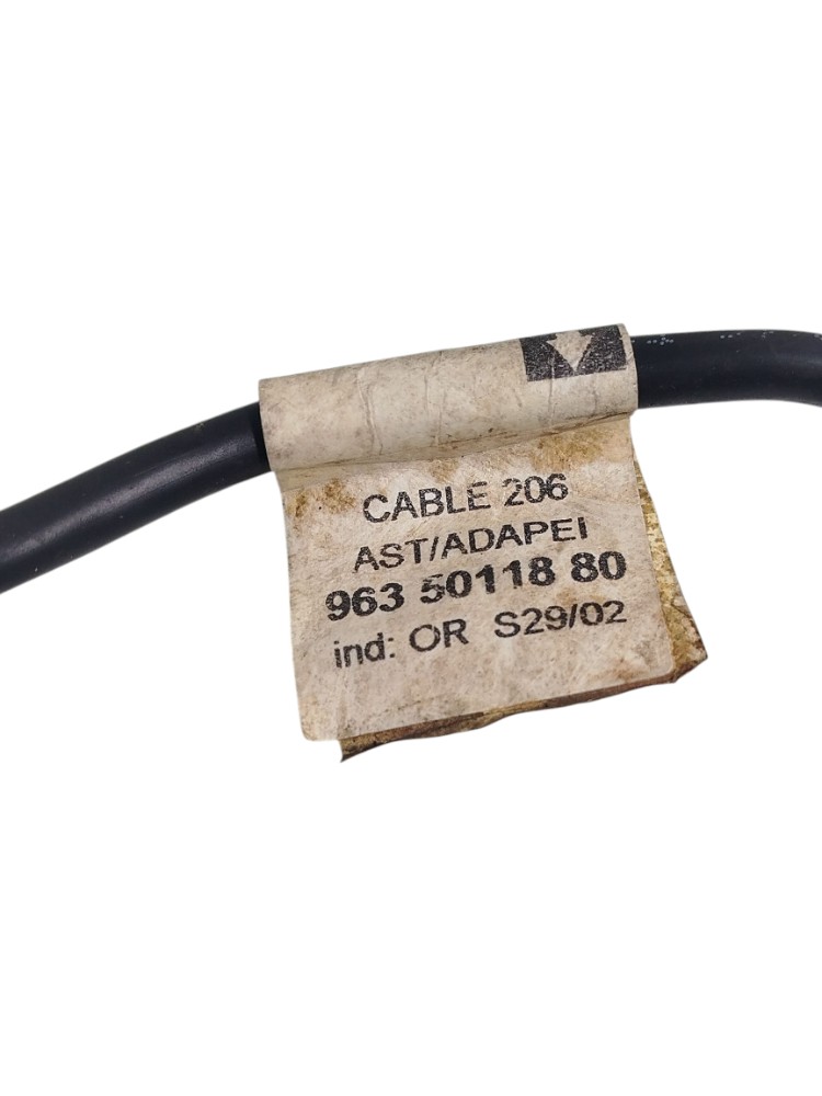 Cabo Negativo Bateria Peugeot 206 2001 9635011880 5