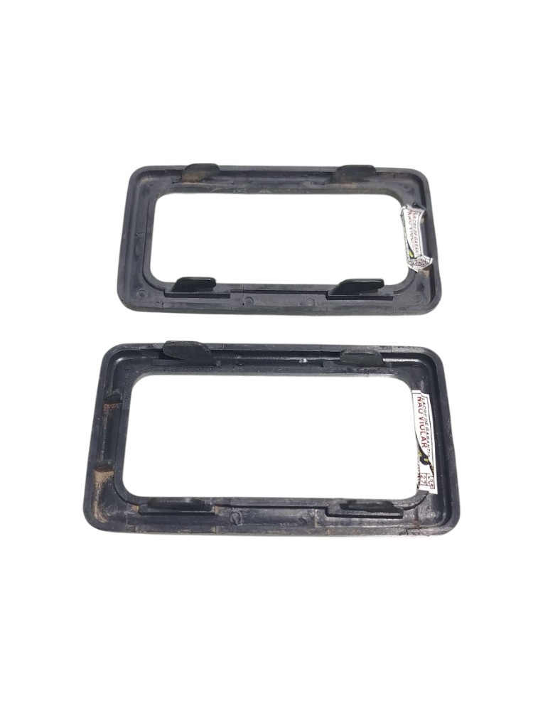 Par Moldura Maçaneta Puxador Interna Fiat Fiorino 2010 2