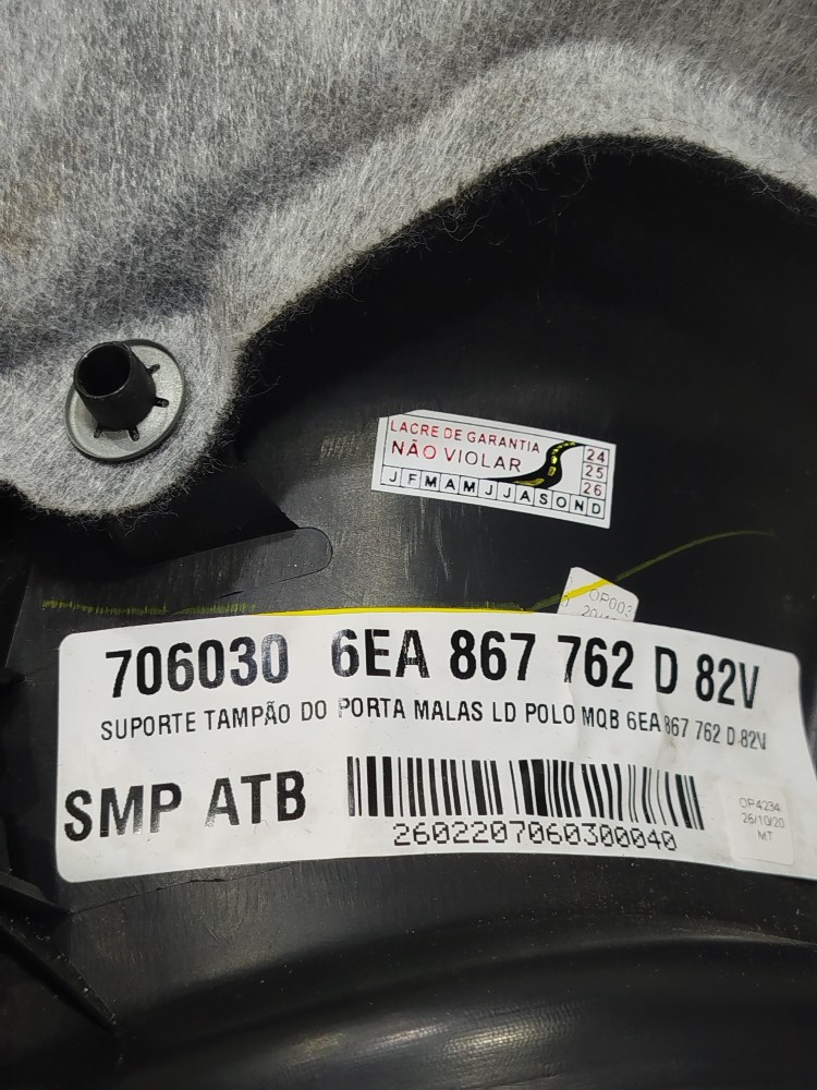 Forro Direito Bagagito Porta Malas Vw Polo 2021 6ea867762d 5