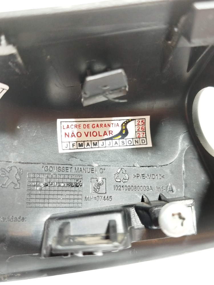 ACABAMENTO INTERNO RETROVISOR ESQUERDO CITROEN C3 2013 2