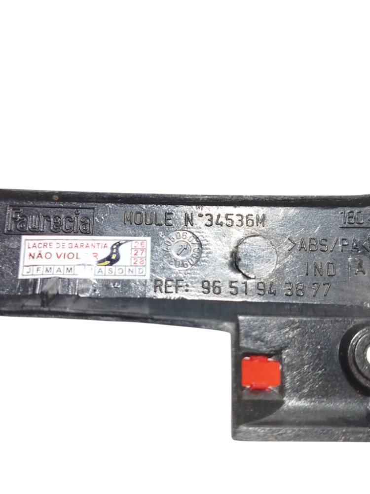 Moldura Console Central Comando Ventilação Peugeot 307 2007 2