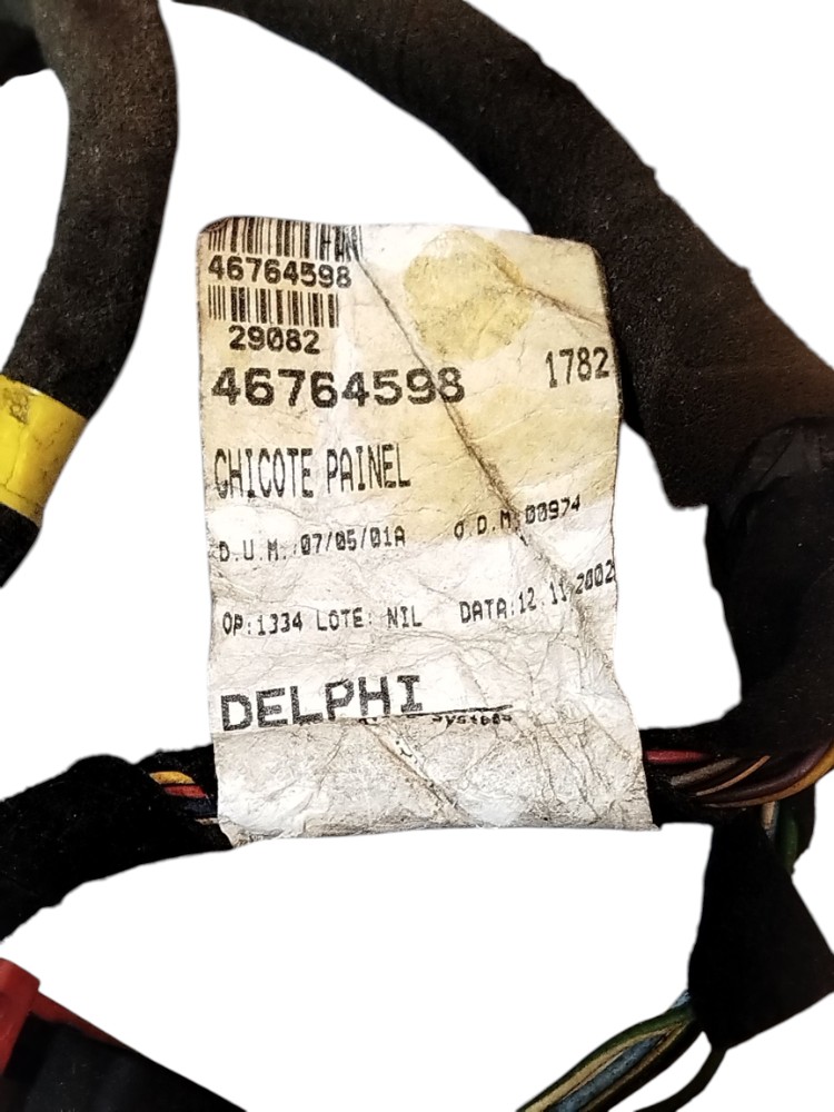 Chicote Painel Tabelie Fiat Siena 1.3 16v 2001 A 2003 3