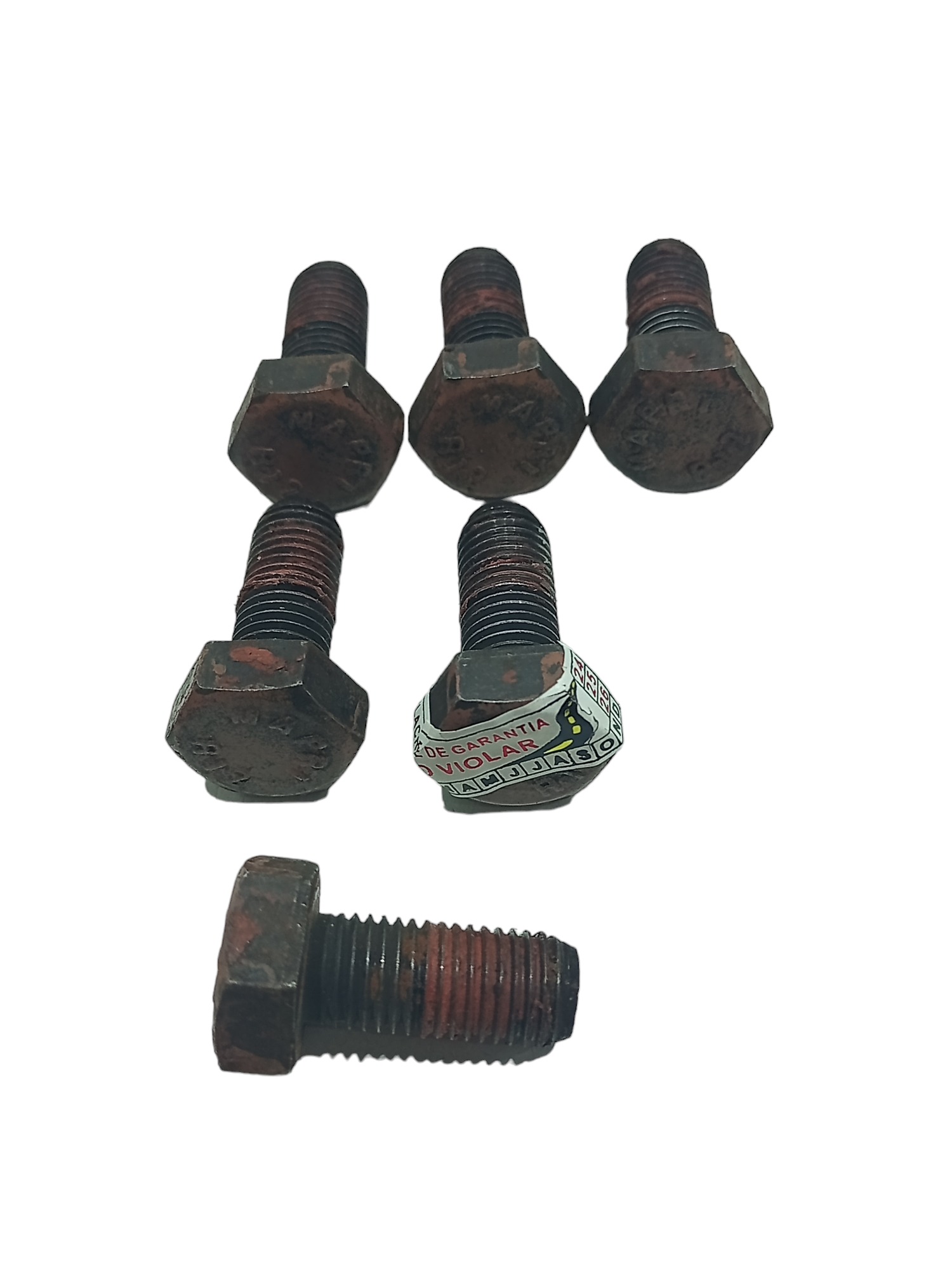 Jogo 6 Parafusos Virabrequim Motor Fiat Palio 1.0 8v 2000 3