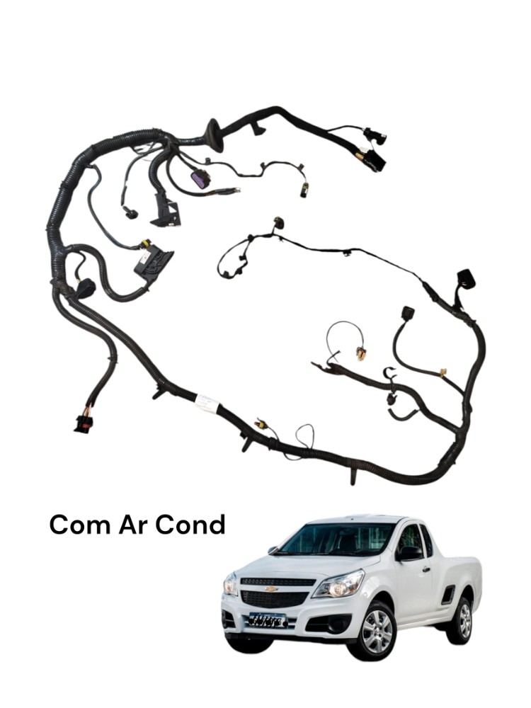 Chicote Cofre Motor Gm Montana 1.4 2013 com Ar