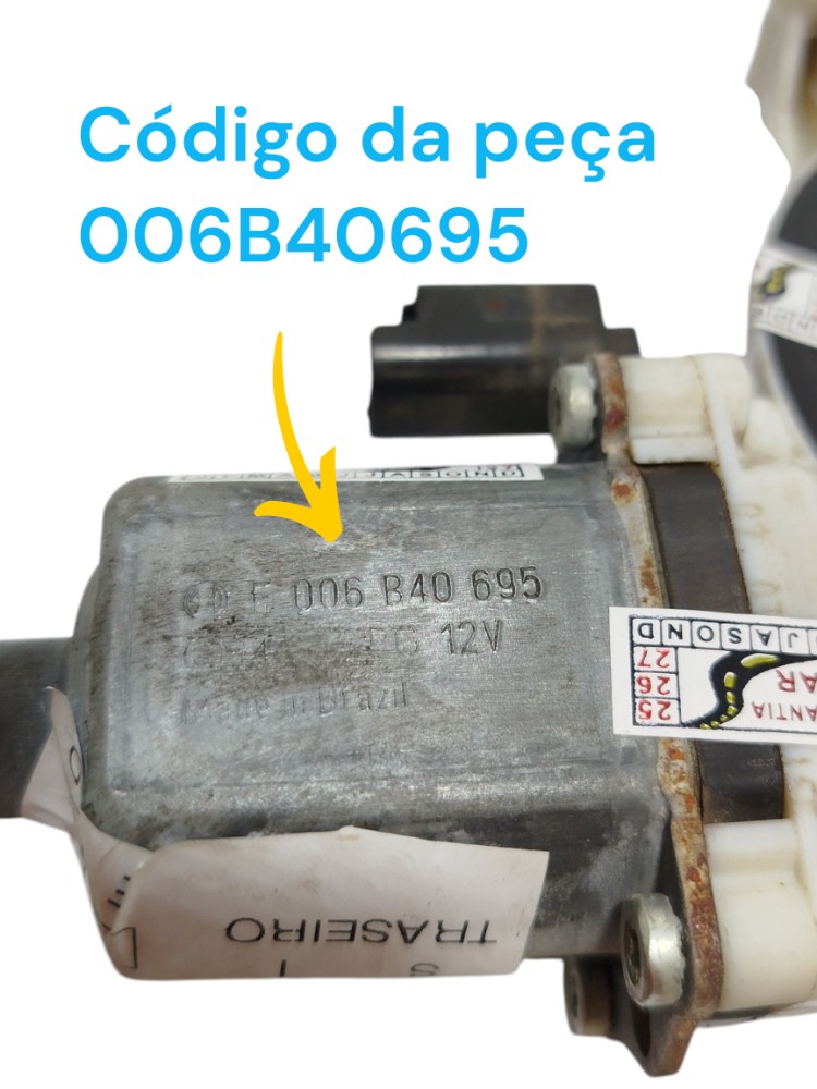 Motor Maquina Vidro Diant Esq Peugeot 208 2013 006b40695 2