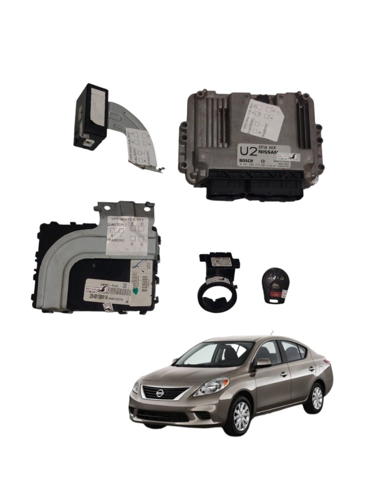 Kit Módulo Injeção Eletronica Comutador Nissan Versa Sl 2013 1