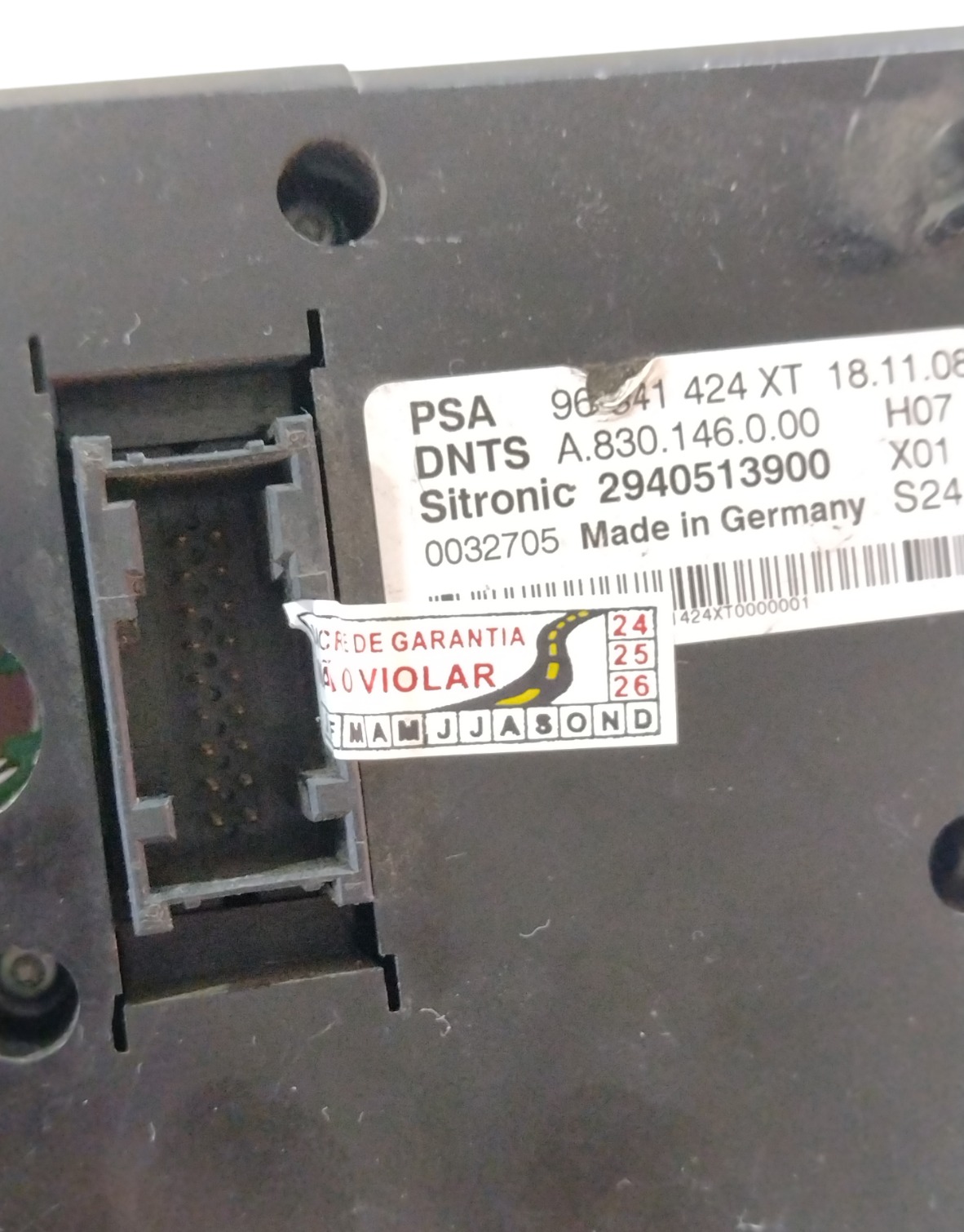 Comando Ar Cond Digital Peugeot 206 Feline 2008 96841424xt 6