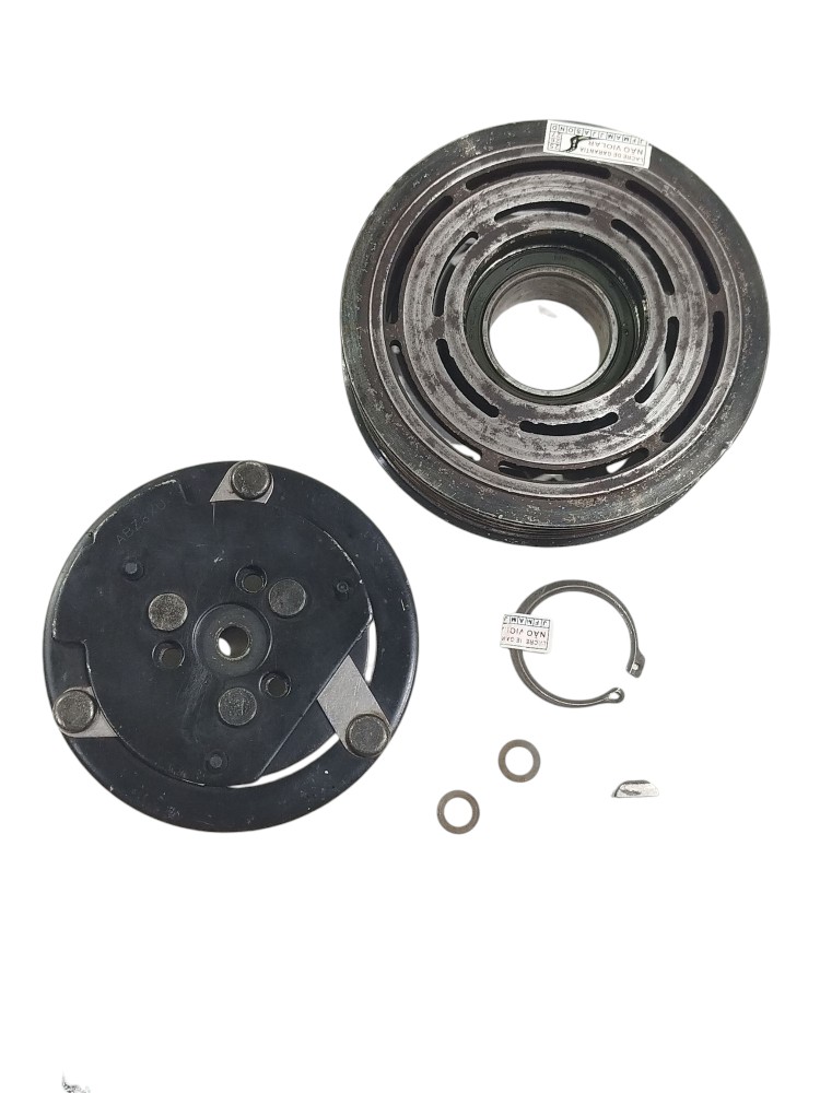 Polia E Plator Compressor Ar Condicionado Peugeot 306 1999 6