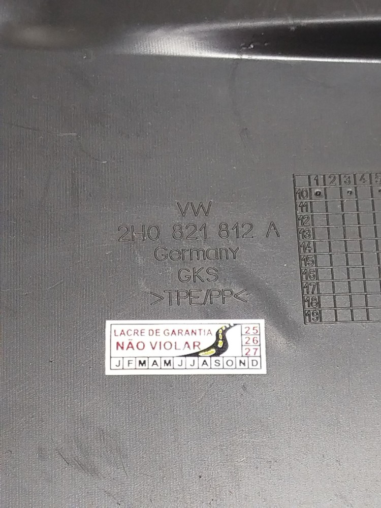 Parabarro Tras Direito Vw Amarok 2010 a 2016 2H0821812A 3